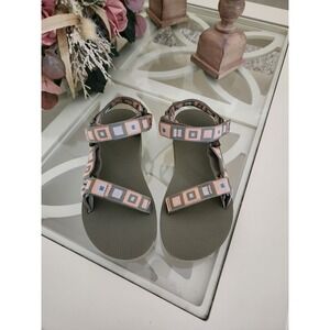 TEVA Womens Midform Universal Retro Squares Unwind Sandals 1090969‎ Size 9